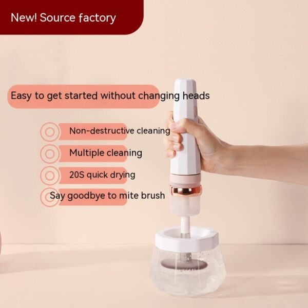 Washing Machine Powder Foundation Brush Eyebrow Brush Automatic Cleaning Hand-free - Image 6