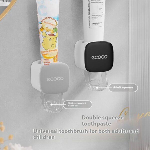 Toothpaste Rack Fully Automatic Toothpaste Holder Wall-mounted Toothpaste Squeezing Machine - Image 3