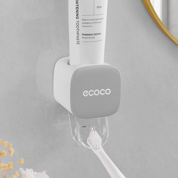 Toothpaste Rack Fully Automatic Toothpaste Holder Wall-mounted Toothpaste Squeezing Machine - Image 4