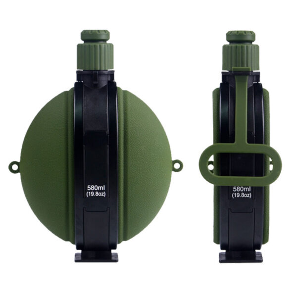 Outdoor Military Water Bottle Silicone Large Capacity Folding Water Kettle Hiking Camping Leak Proof Tour Water Bottle - Image 5