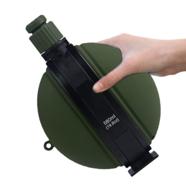 Outdoor Military Water Bottle Silicone Large Capacity Folding Water Kettle Hiking Camping Leak Proof Tour Water Bottle - Image 9