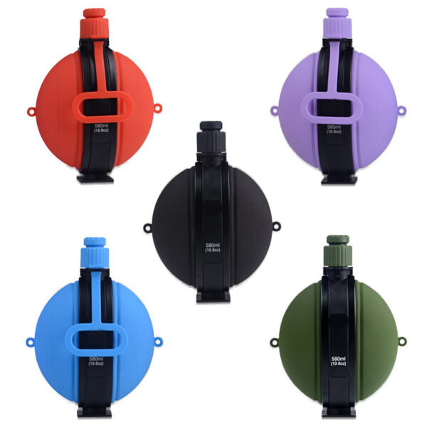 Outdoor Military Water Bottle Silicone Large Capacity Folding Water Kettle Hiking Camping Leak Proof Tour Water Bottle - Image 3
