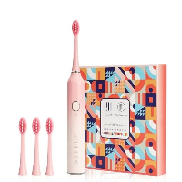 2024 New Electric Toothbrush IPX7 Waterproof Smart  Brush Ultrasonic Whitening Teeth Tooth Brush For Toothbrushes 120-day - Image 2