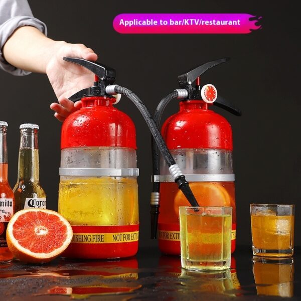 Beer Machine Wine Set Hand Pressure Fire Extinguisher Wine Cannon - Image 2