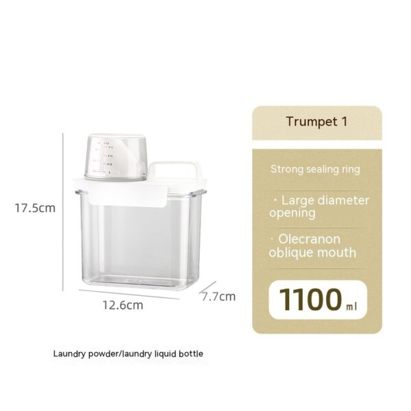 Japanese Washing Powder Storage Box Bathroom Household Supplies - Image 3