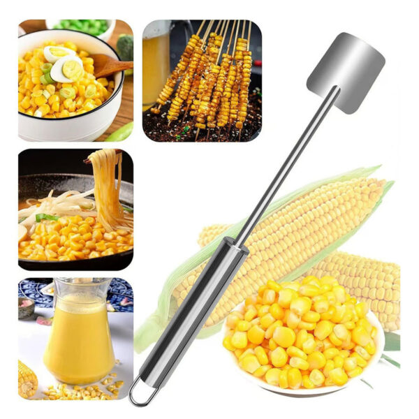 Stainless Steel Household Kitchen Multi-functional Corn Shovel - Image 2