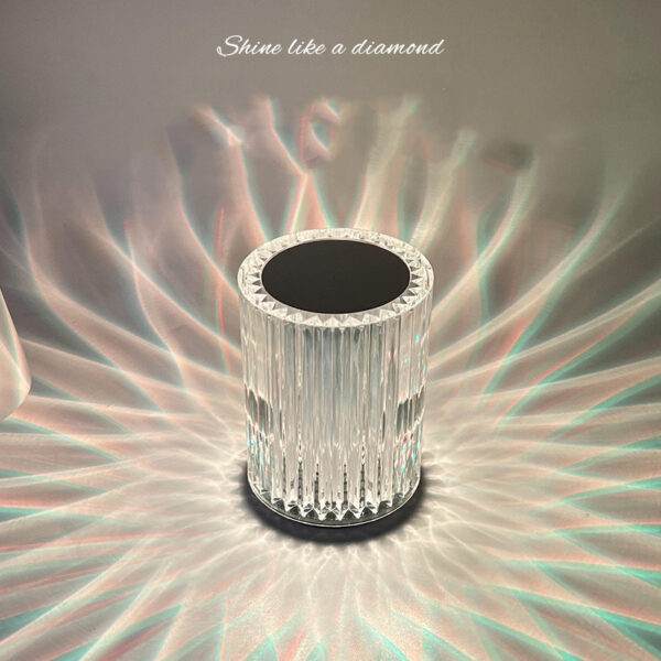 Crystal Lamp Table Lamp Atmosphere Creative Line Small Night Lamp Led Lights - Image 10