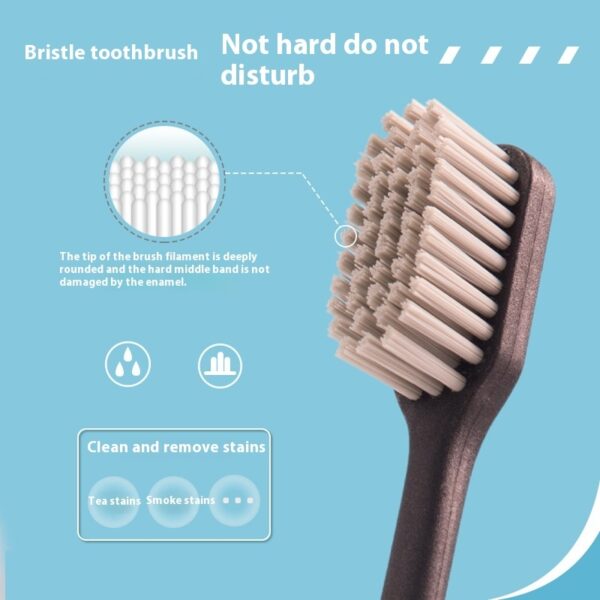 Household Portable 9 Hard Bristled Toothbrushes - Image 2