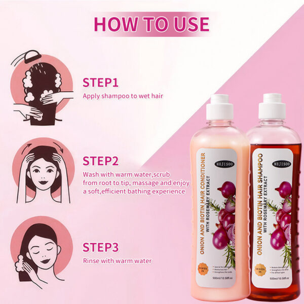 Onion Biotin Rosemary Shampoo Conditioner - Image 3