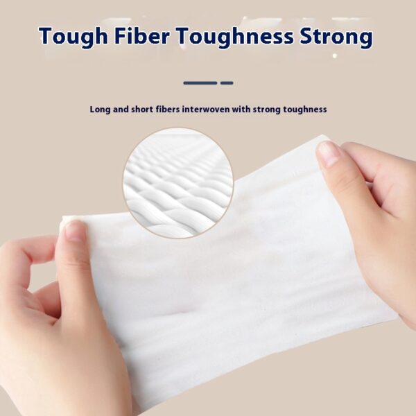 14 Rolls Coreless Roll Paper Native Wood Pulp Solid Toilet Paper Household Affordable Dormitory Toilet Web Bung Fodder - Image 4
