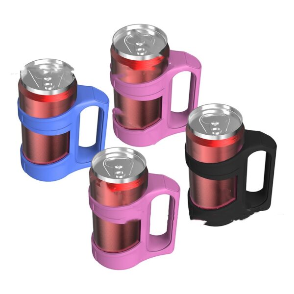 Cans Ultra-thin Can Holder Silicone Cup Holder With Handle - Image 4