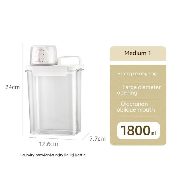 Japanese Washing Powder Storage Box Bathroom Household Supplies - Image 7