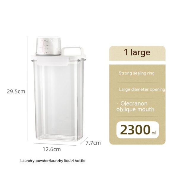 Japanese Washing Powder Storage Box Bathroom Household Supplies - Image 8