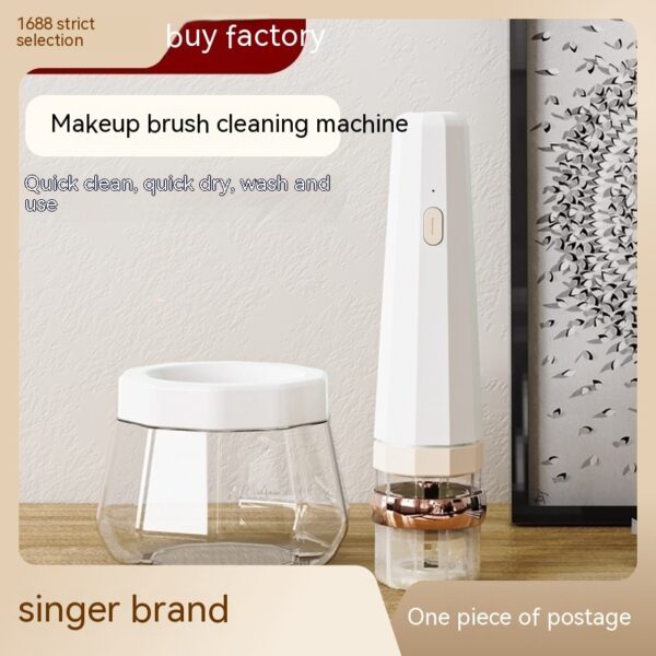 Washing Machine Powder Foundation Brush Eyebrow Brush Automatic Cleaning Hand-free - Image 3