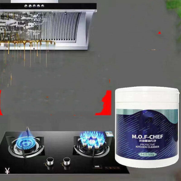 Weight Oil Cleaner Household Biological Enzyme Washing Kitchen Cleaning Oil Stain Powder - Image 4