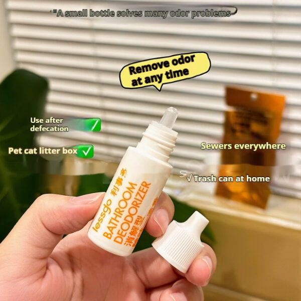 Shit-free Deodorant Deodorant Deodorant A Drop Of Fragrant Toilet Deodorant Litter Box Air Freshing Agent - Image 2