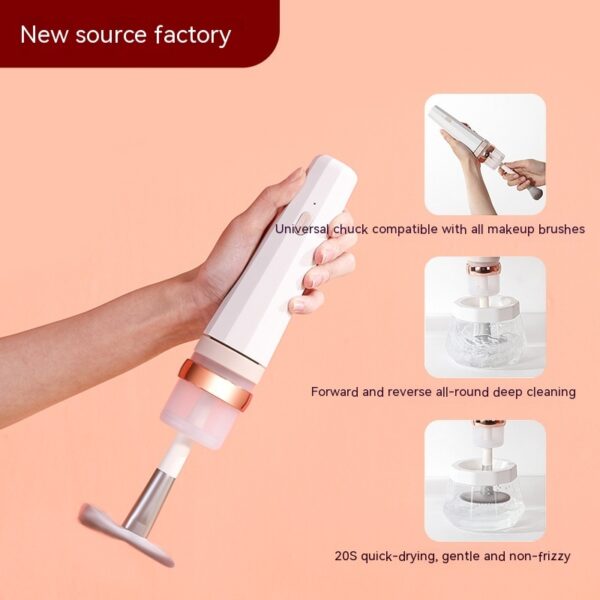 Washing Machine Powder Foundation Brush Eyebrow Brush Automatic Cleaning Hand-free - Image 4
