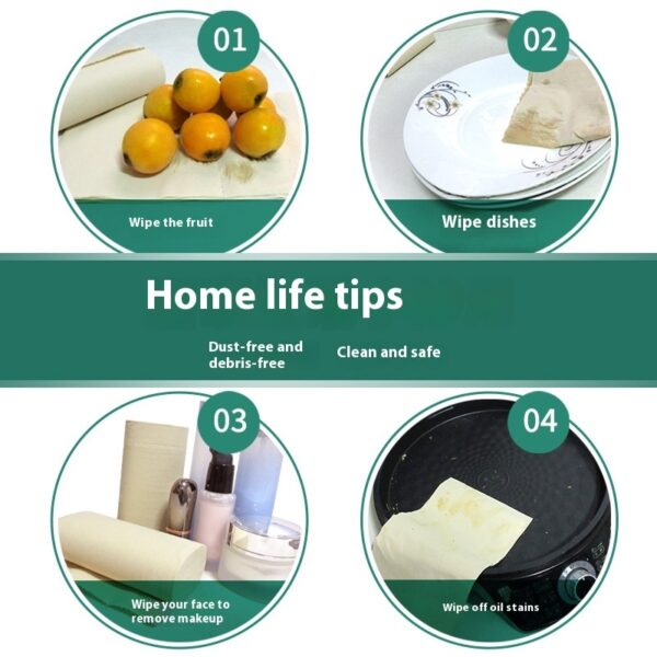 64 Rolls Natural Color Toilet Paper Household Affordable - Image 3